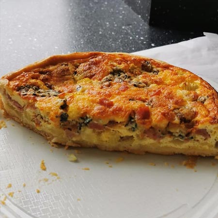 Home made Fresh from the Oven Quiche