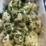 Homemade creamy potato salad